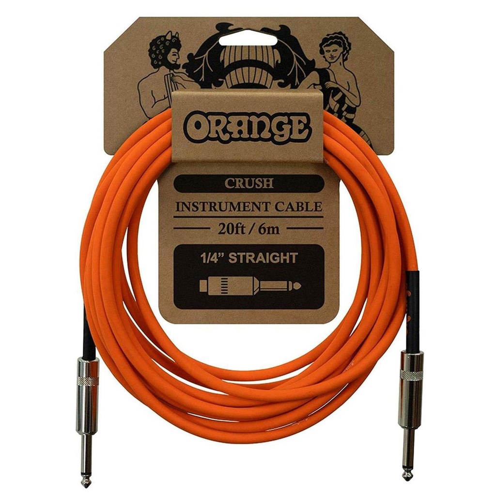 Orange CA041 TERROR STAMP Speaker Cable Jack a Jack Mono Dritto 6.3mm da 6mt.