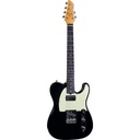 Eko TERO V-NOS BLACK Chitarra Elettrica a 22 Tasti con singol-coil S-H