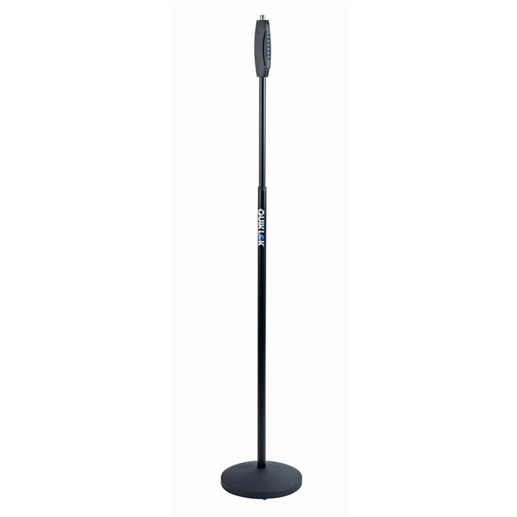 Quik Lok A988 BK Asta microfonica dritta base circol. ghisa meccanismo One-Hand