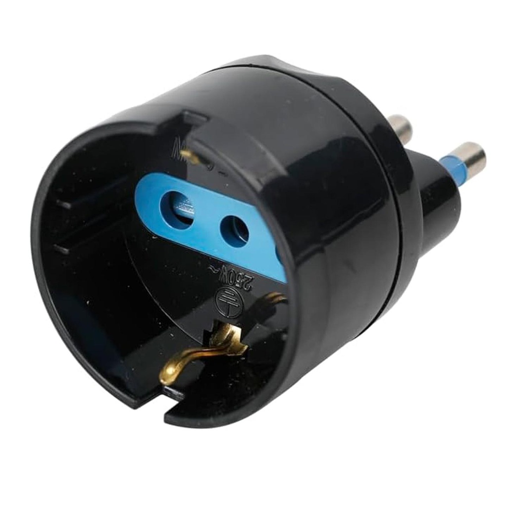 Redline RDL5915 Adattatore Spina FDE-ITA 10/16A Terra Laterale a Spina 16A 2P+T