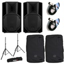RCF ART 712-A MK5 2 Diffusori 1400W + 2 Cover RCF + 2 Cavi 10mt + Coppia Stativi