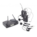 EIKON WM700DHA DUAL coppia microfoni wireless archetto x karaoke e canto