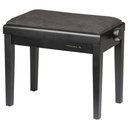 Proel PB90VSBBK Panca professionale regolabile in legno per piano, Nero Opaco