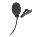 EIKON LCH100AK Microfono Pro Lavalier cablato, con mini cannon XLR 3F Nero