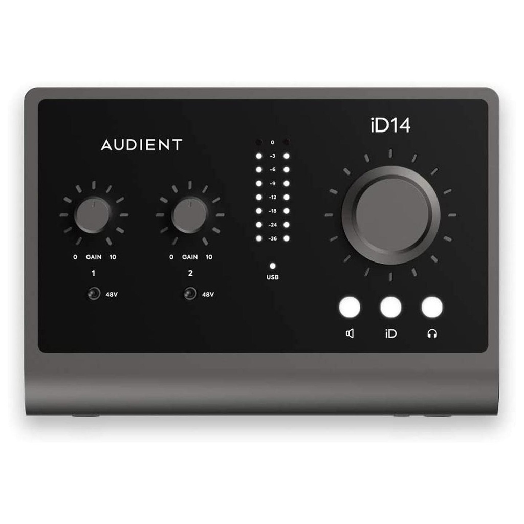 [10351] Audient iD14 MKII Interfaccia audio pro USB-C 10 In / 6 Out 2 Preamp Microfonici