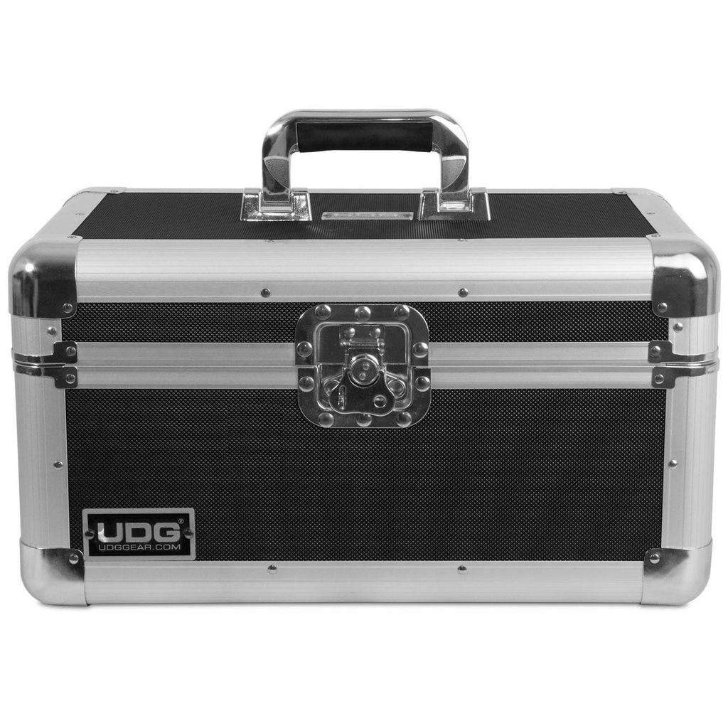 [10324] UDG U93018SL Ultimate 7" Record Case 200 Silver Flightcase Borsa porta dischi