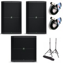 Mackie Thump115S Subwoofer 1400w + 2 Thump212 1400w + Coppia Supporti + 2 Cavi
