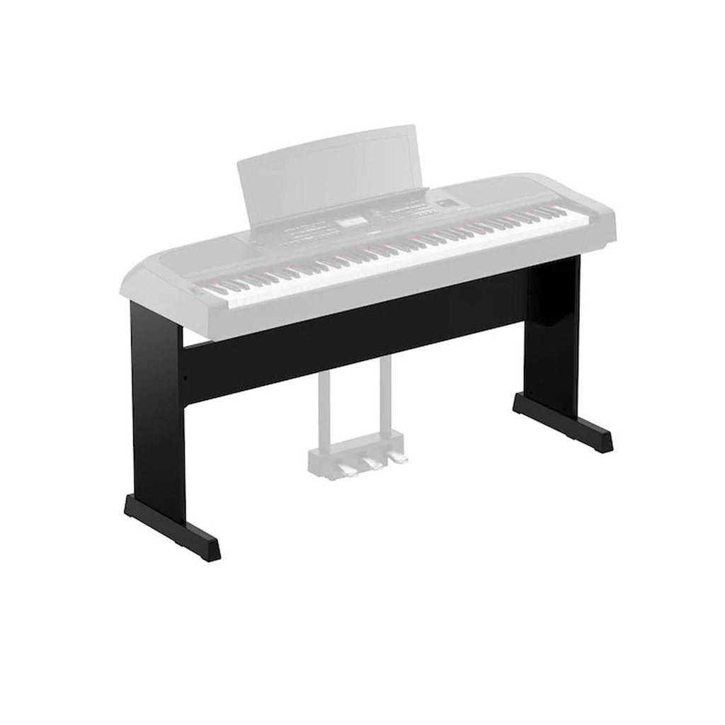 [10302] Yamaha L-300B Supporto Stand in legno fisso, x Pianoforte digitale DGX-670 Nero