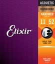 Elixir 16027 Nanoweb Custom Light Ac. Ph. Br 6 Corde x Chitarra Acustica 011-052