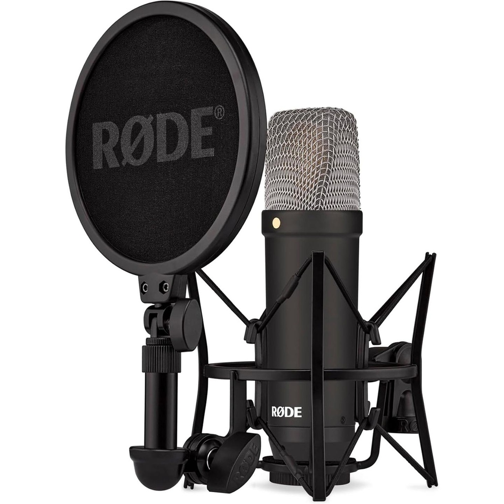 [10263] Rode NT1 Signature Microfono pro da studio a condensatore diaframma largo, Nero