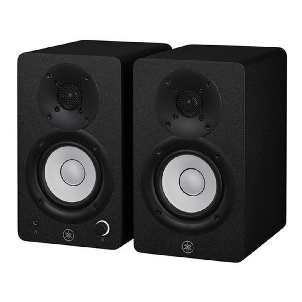 [10256] Yamaha HS4 Coppia Monitor Cassa Attiva Pro. da Studio a 2 vie 40w RMS x 2, Nero