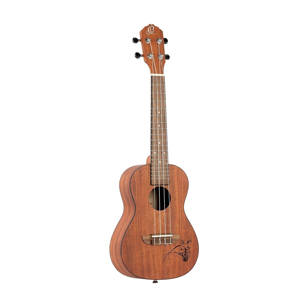 [10243] Ortega RU5MM Ukulele Classico da Concerto Serie Bonfire 18 Tasti, Sapele Natural