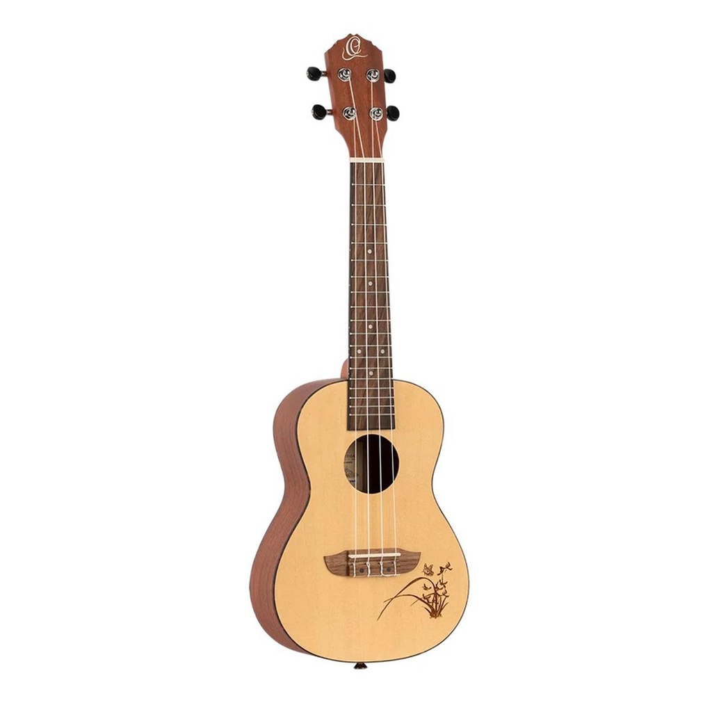 [10241] Ortega RU5 Ukulele Classico da Concerto Serie Bonfire a 18 Tasti, Natural