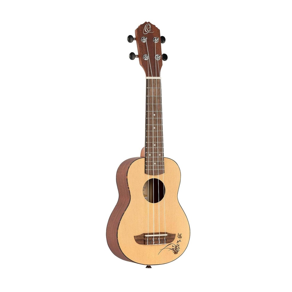 [10240] Ortega RU5-SO Ukulele Classico da Concerto Serie Bonfire a 15 Tasti, Natural