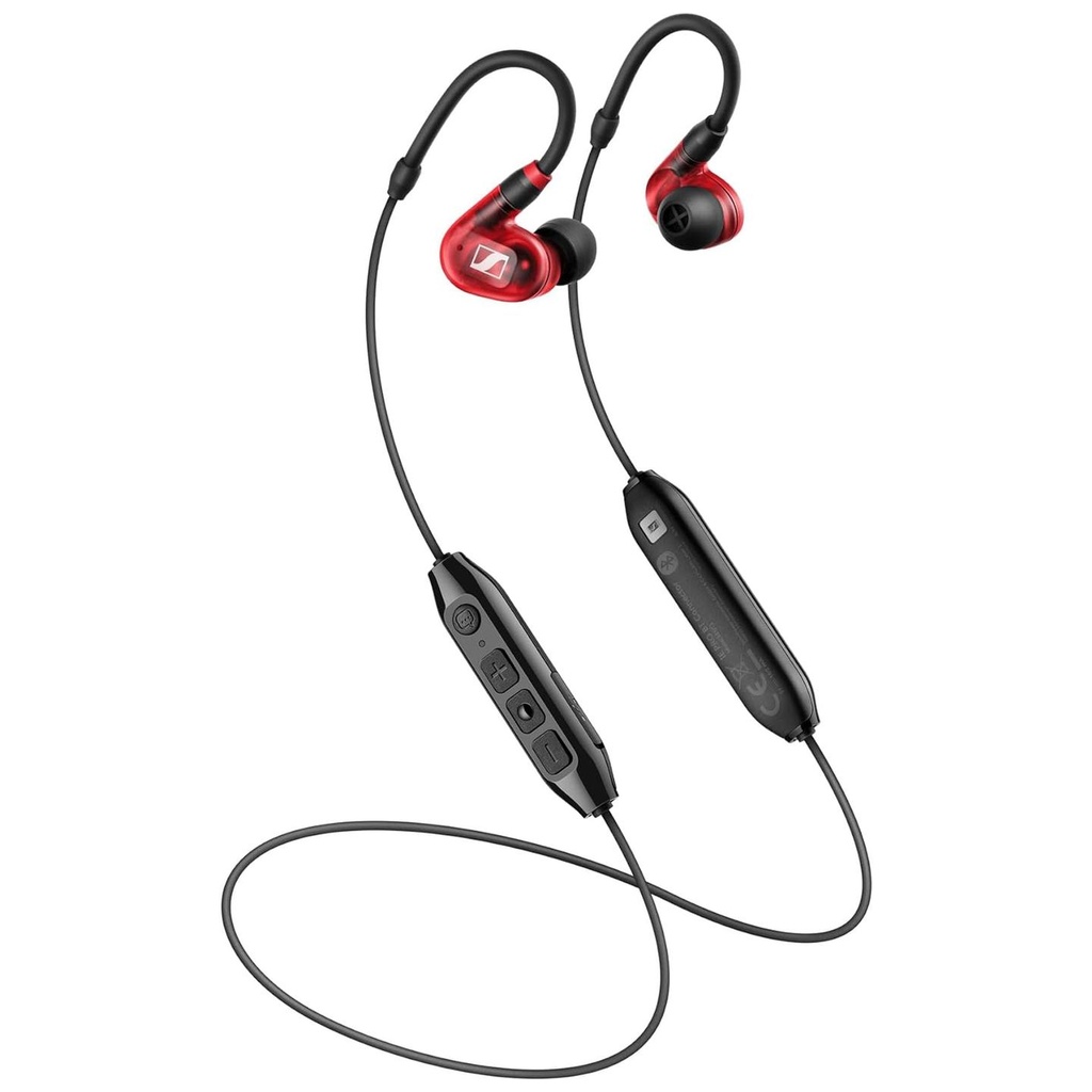 [10197] Sennheiser IE 100 PRO WIRELESS RED Auricolari In-Ear wireless +cavo +mic Rosso