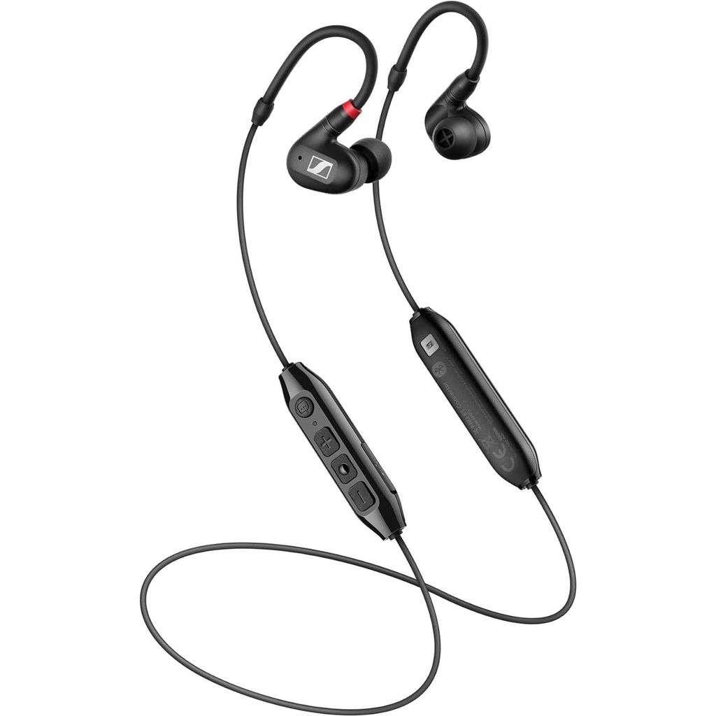 [10194] Sennheiser IE 100 PRO WIRELESS BLACK Auricolari In-Ear wireless +cavo + mic Nero