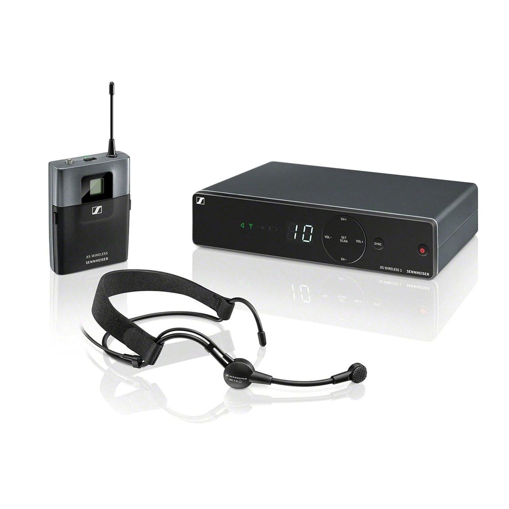 [10184] Sennheiser HEADMIC SET XSW 1-ME3-B (614-638 MHz) Sistema Mic Wir. Archetto ME3