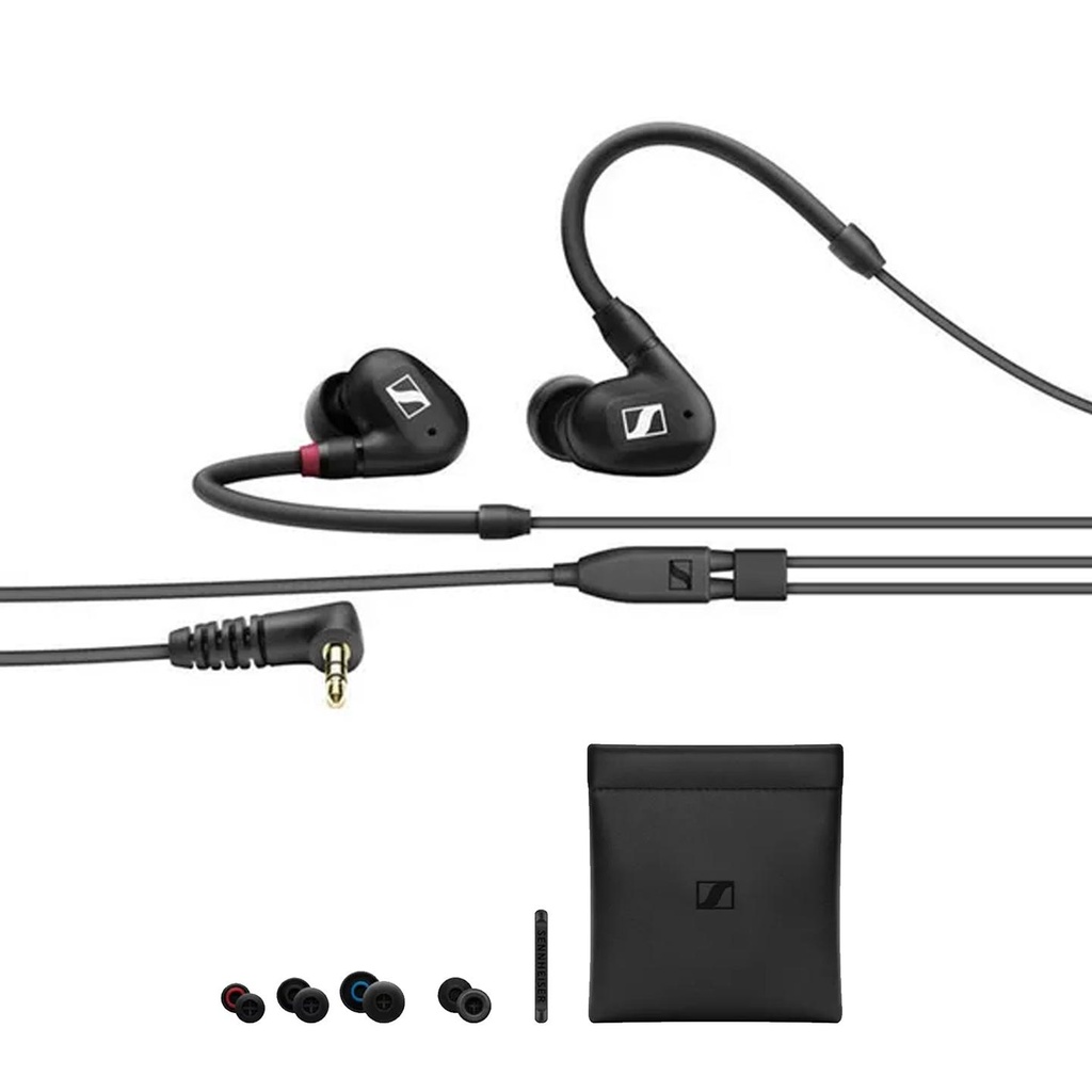 [10180] Sennheiser IE 100 PRO BLACK Auricolari In-Ear cablato e senza microfono, Nero