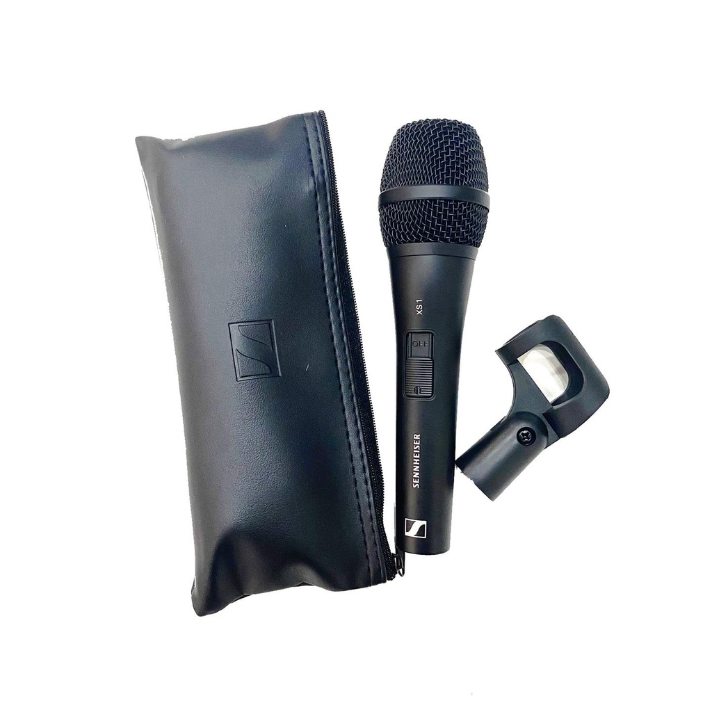 [10179] Sennheiser XS 1 Microfono cablato dinamico cardioide inter. On/Off x canto Nero