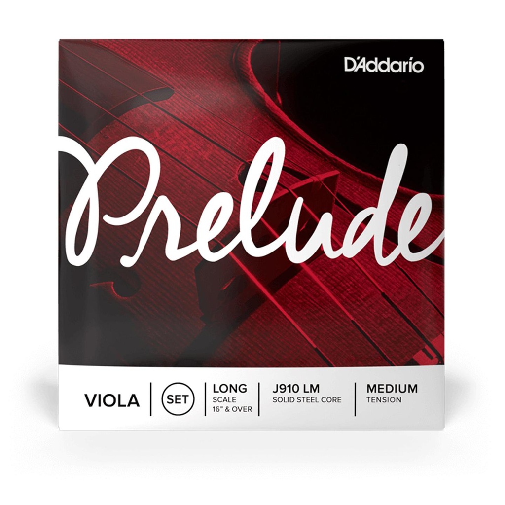 [10142] D'Addario J910 LM Prelude Viola String Corde x Viola Tensione Media Scala Lunga