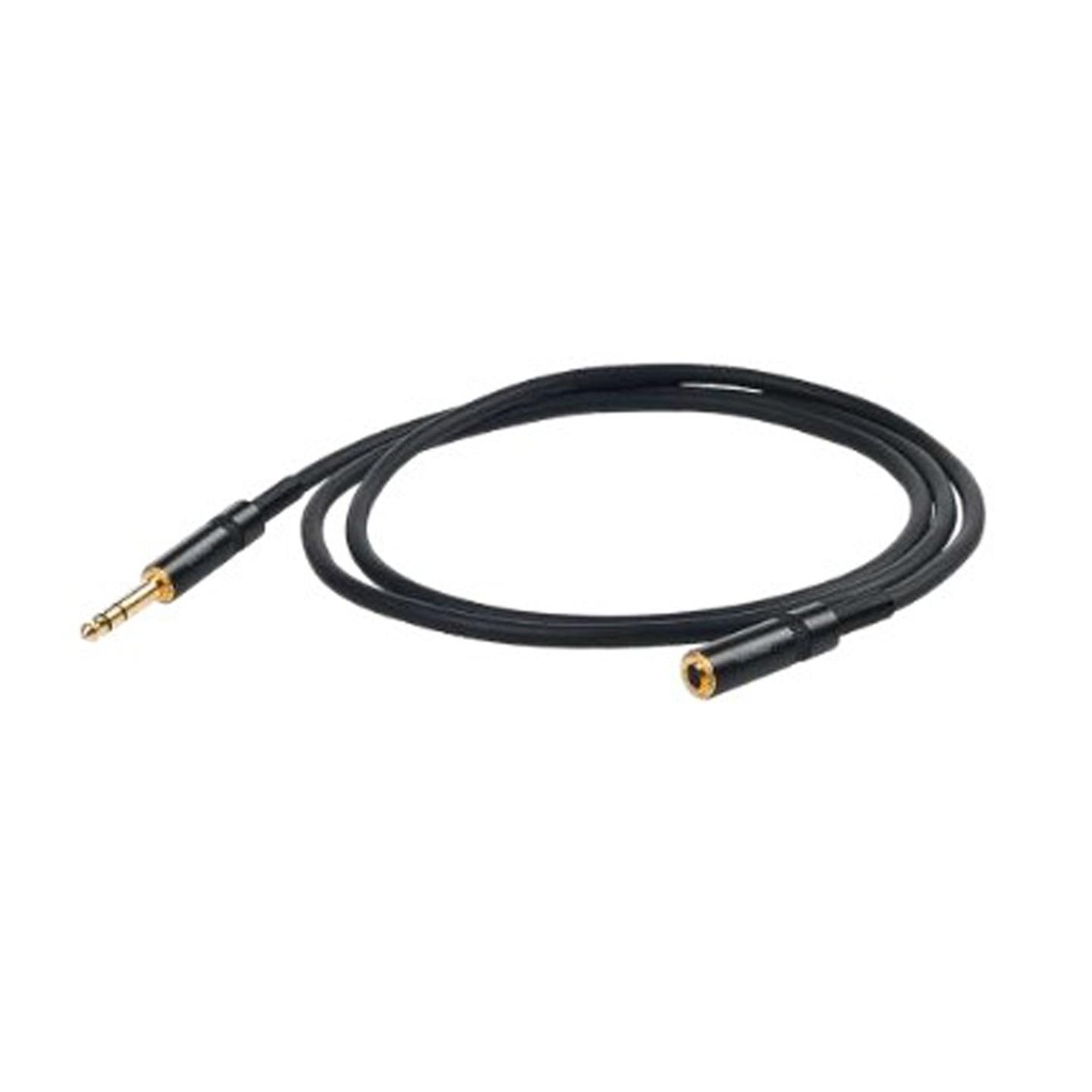 [10137] Proel CHLP190LU10 Cavo Audio Jack Stereo 6.3mm a presa Femmina Jack Stereo 6.3mm