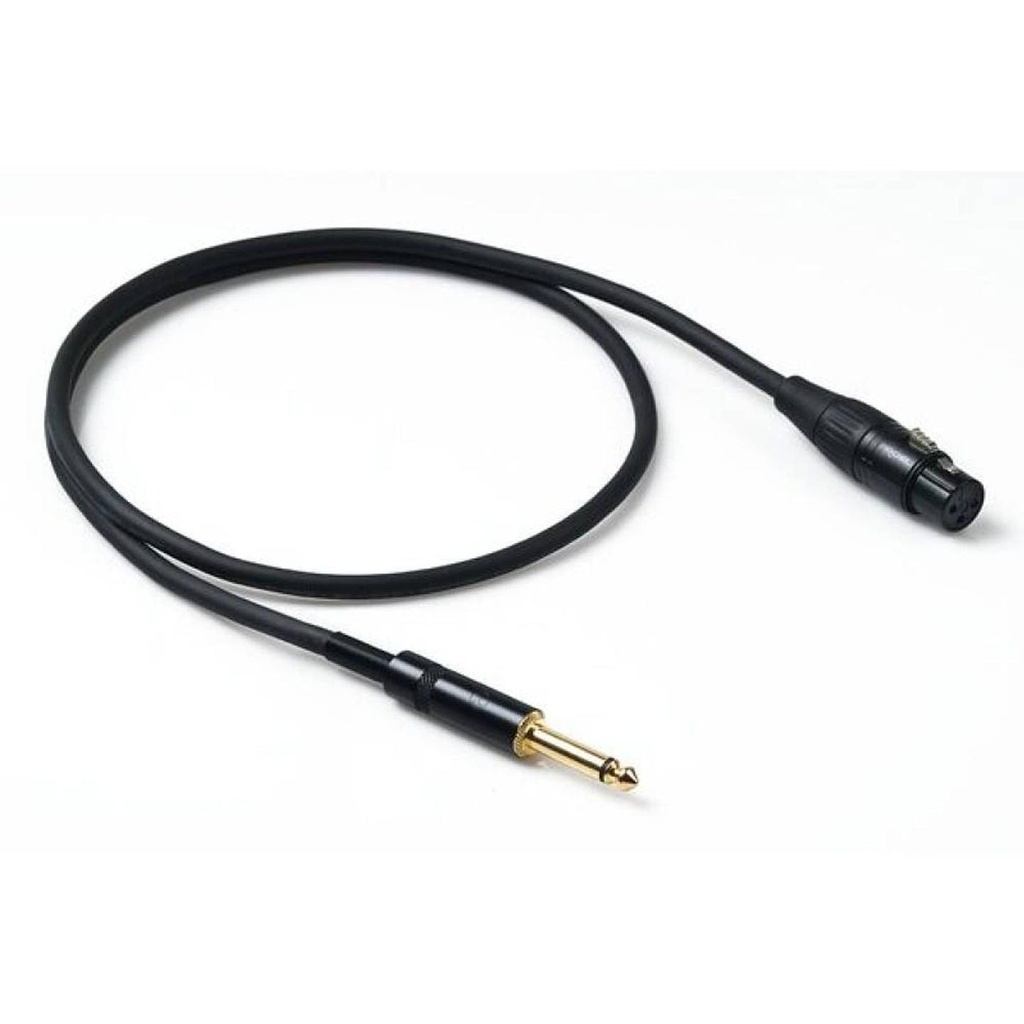[10136] Proel CHL200LU1 Cavo sbilanciato Cannon XLR 3F a spina jack Mono 6.3 1mt