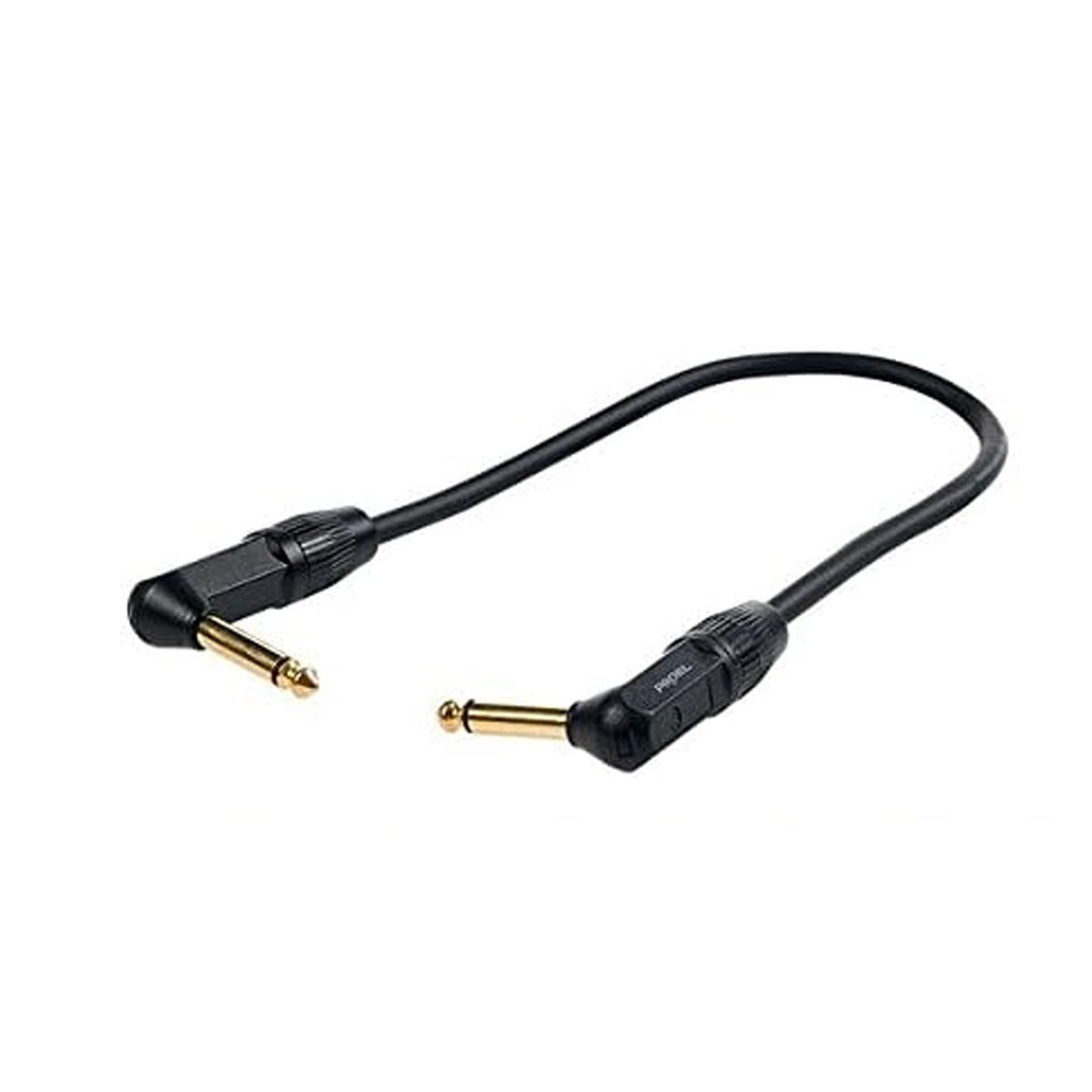[10133] Proel CHLP115LU06 Cavo audio jack angolo mono 6.3 a jack angolo mono 6.3, 0,6mt