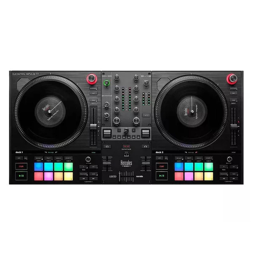 [10125] Hercules DJCONTROL INPULSE T7 Controller 2x Deck e funzione motorizzata vinile