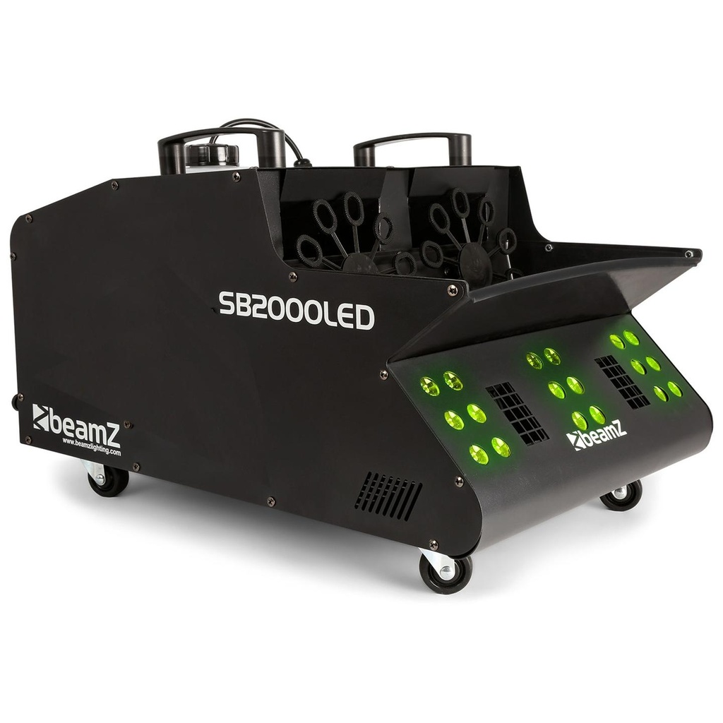 [10117] Beamz SB2000LED Smoke & Bubble Machine RGB Leds Macchina per Bolle e Fumo, RGB