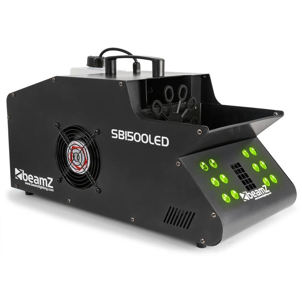[10116] Beamz SB1500LED Smoke & Bubble Machine RGB Leds Macchina per Bolle e Fumo, RGB