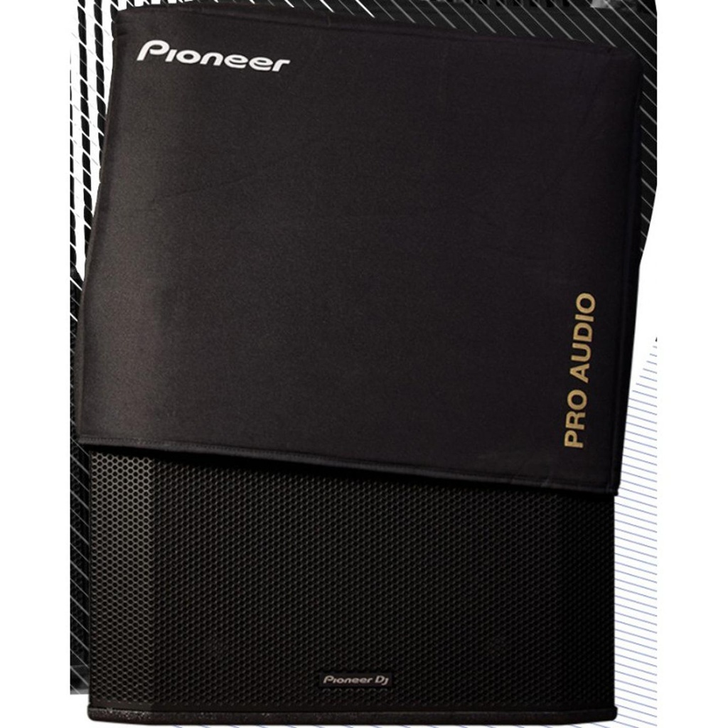 [10094] Pioneer Dj CVR-XPRS122 Cover di protezione per diffusore XPRS122, Nero