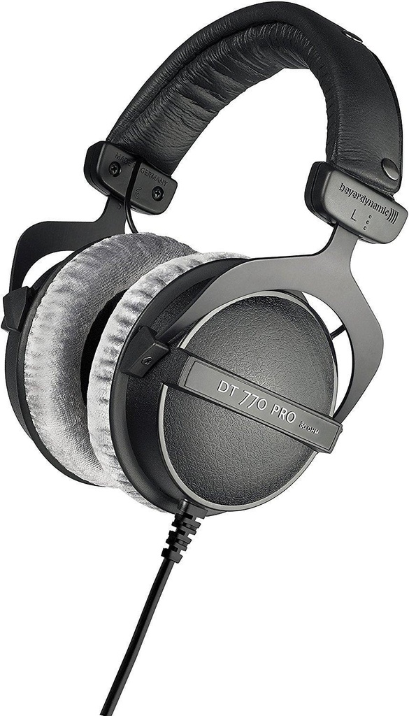 [5441] Beyerdynamic DT 770 PRO 80 Ohm Cuffia professionale modello per studio, Nero