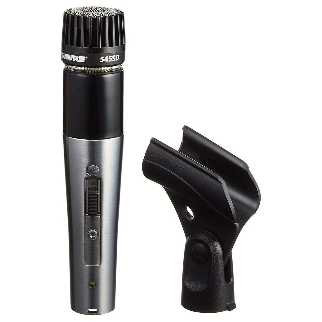 [8099] Shure 545SD-LC Microfono Dinamico Cardioide x Strumenti con On/Off Magnetico