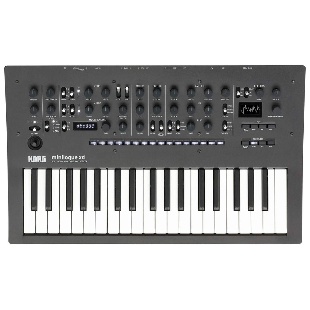 [9973] Korg MINILOGUE XD BK Sintetizzatore analogico polifonico 4 voci professionale