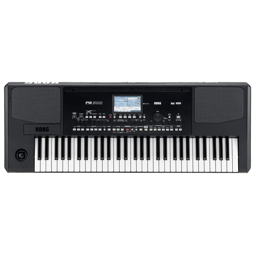 [7976] Korg PA300 Tastiera Dinamica Workstation Arranger 61 Tasti, Nero