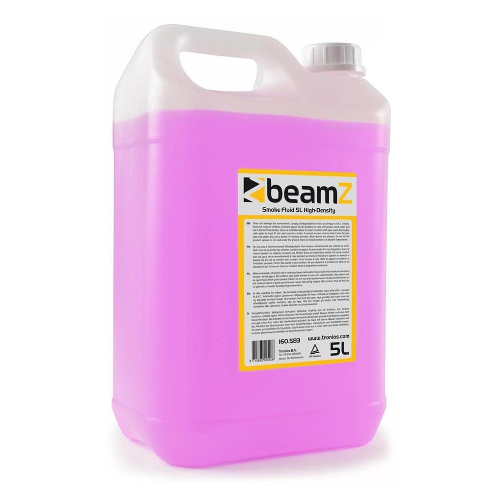 [9787] Beamz FSMF5H Smokefluid 5L High-Density Liquido macchina fumo 5 Lt Alta densità