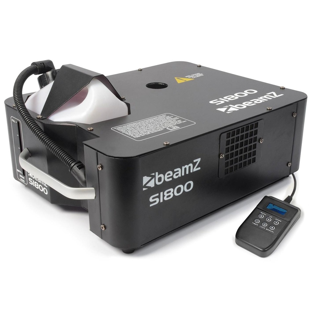 [10029] Beamz S1800 DMX Smokemachine DMX hor/vert Macchina fumo da 1800w con telecomando
