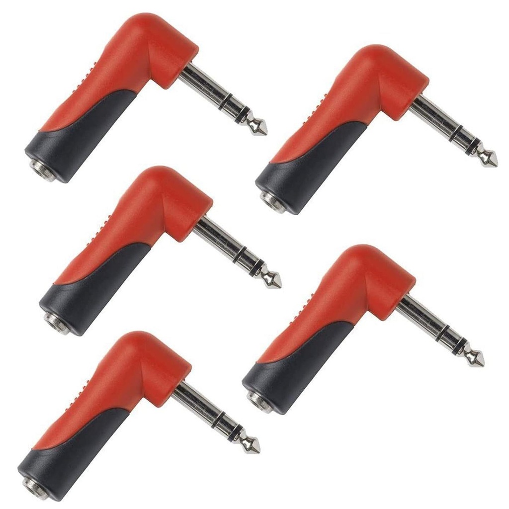 [9962] Proel AT263PRO 5 Unità Adattatore Jack 6.3mm stereo presa 3.5mm stereo ad angolo