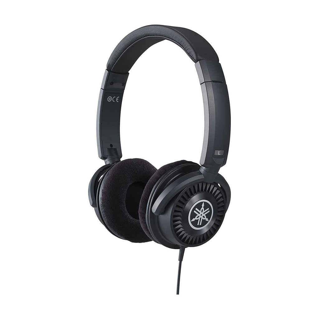[7344] Yamaha HPH-150B Cuffia On Ear Meccanismo Girevole 90° x Strumenti Musicali Nero