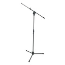 Proel PRO200BKFF Asta professionale giraffa tubolari della base pieni Nero Opaco