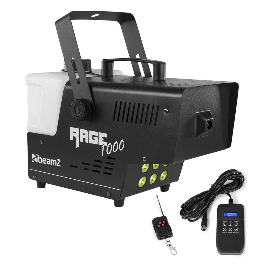 [9800] Beamz Rage1000LED Smoke Machine Macchina del fumo da 1000w con DMX e telecomando