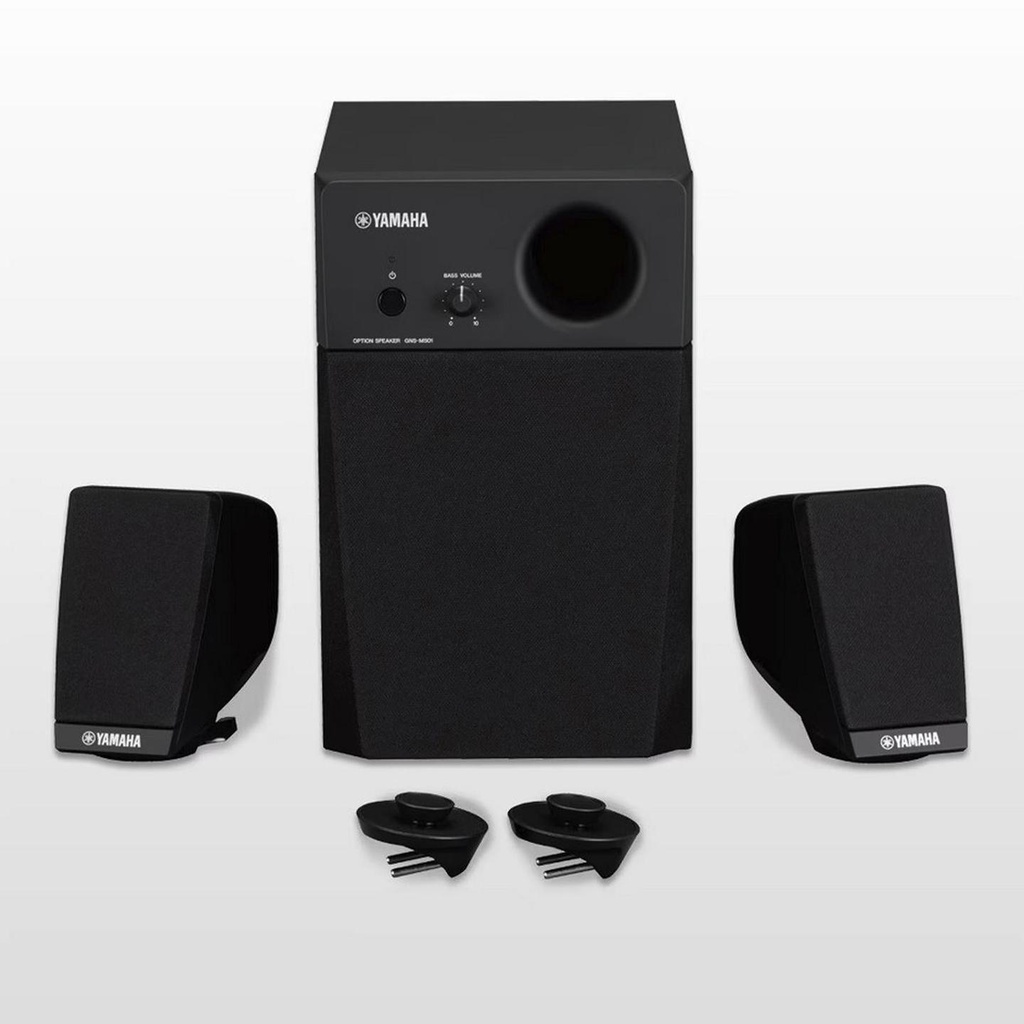 [9736] Yamaha GNS-MS01 Sistema di amplificazione 2.1 per Tastiera musicale Genos, Nero