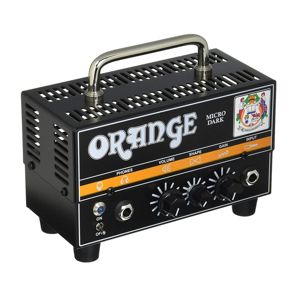 [8299] Orange Micro Dark Amplificatore Testata Ibrida Valvolare x Chitarra da 20w, Nero