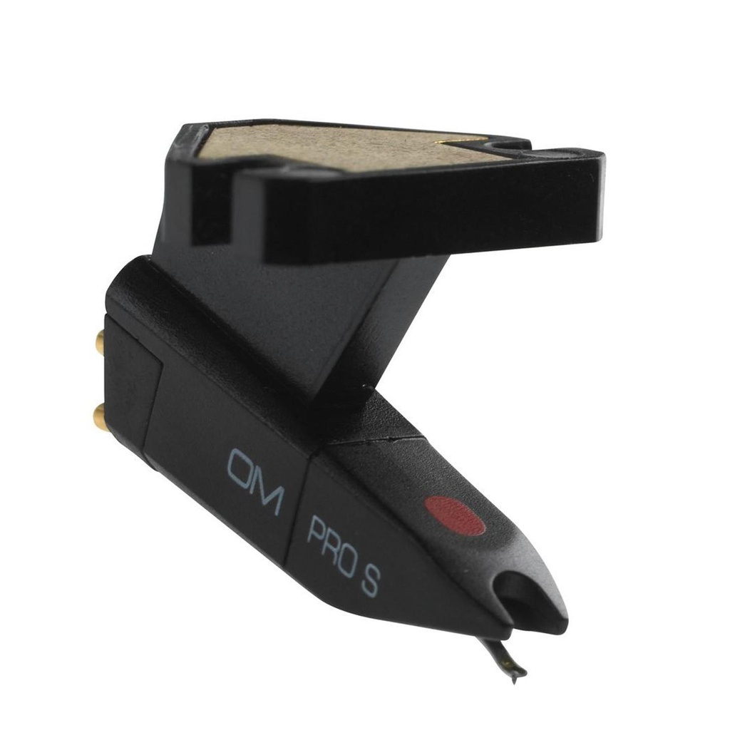 [7552] Ortofon OM Pro S Testina + Puntina per Dj Piatti Club Mix Entry Level, Nero