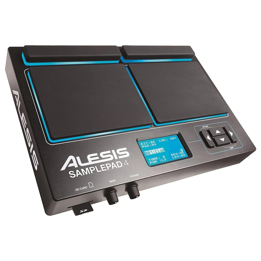 [7419] Alesis SamplePad4 Percussione Elettronica 4Pad Sensibili alla Dinamica LettoreSD