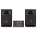 Proel FREEPASS10USB sistema audio portatile completo mp3 mixer 8 canali 500 watt