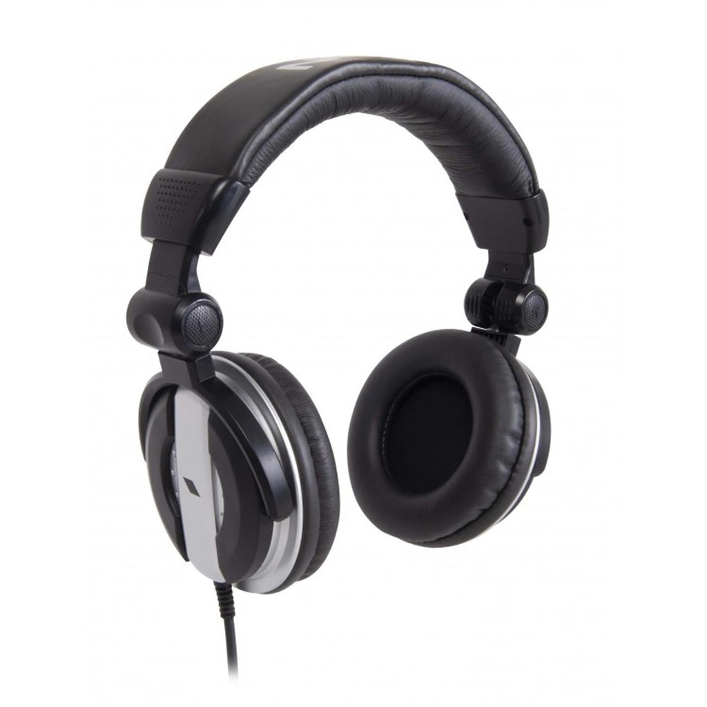EIKON HFJ700 Cuffia stereo dinamica chiusa per ascolto musica e DJ, Nero