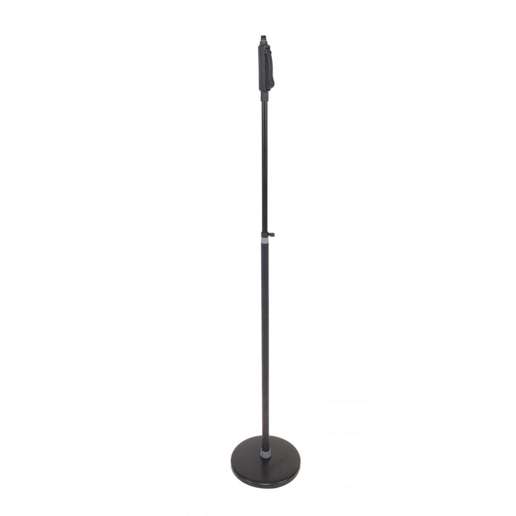 [6794] DHPMS10 Asta microfonica professionale dritta base acciaio stabile, Nero