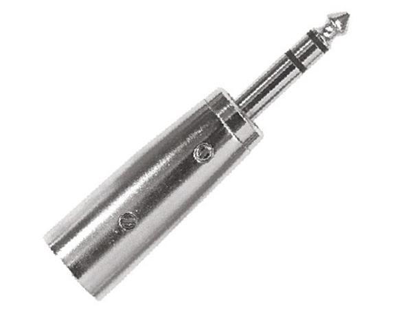 [4895] Proel AT305 Adattatore Audio in metallo XLR 3 poli M a jack stereo 6.3 mm