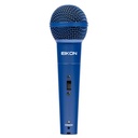 EIKON DM800BL Microfono Dinamico x Canto Voce Blu + Cavo Cannon XLR M/F